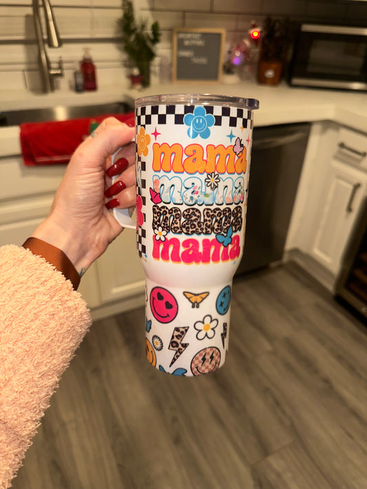 Mama Retro 25 oz tumbler